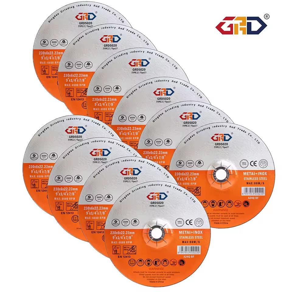 High Hardness Resin Aluminum Oxide Abrasive Deburring Sanding Disk 6m Thickness OEM for Angle Grinder Stainless