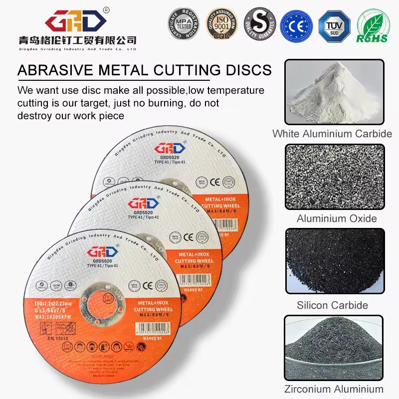 Abrasive Tools Cut Off Wheel 6 Inch 150mm Cutting Disc for Stainless Steel