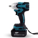 18V Brushless Cordless Torque Wrench with 400 Nm Max Torque Lithium-ion Battery Powered DIY Tool