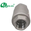Vertical Stainless Steel Female Threaded Check Valve PN16 High Pressure Casting Plumbing
