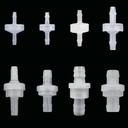 3mm One-Way Push Fit Straight Quick Connect Check Valve for RO Pure Water Reverse Osmosis System Made of Polypropylene
