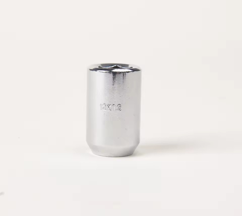 Quick-Install Wheel Nut Conical Seat Lug Nut Black Oxide Chrome Finish
