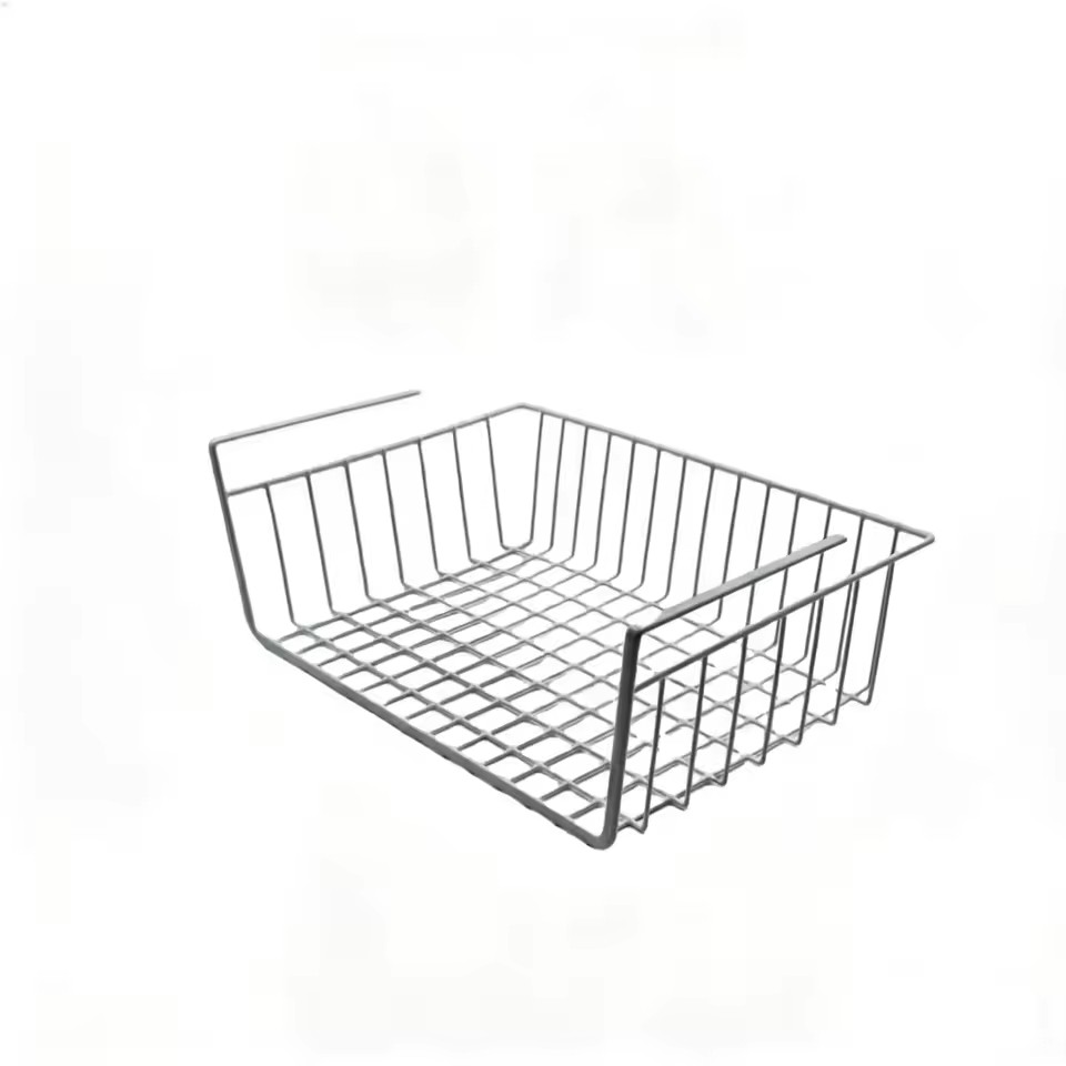Stainless Steel Cabinet Partition Hanging Rack Multi-Scene Storage Organizer for Office Kitchen Bathroom storage rack