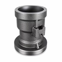 Custom GGG50 Ductile Iron Cylindrical Housing Casting Precision CNC Machined Spheroidal Graphite Iron Parts for Machinery