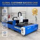 Gantry CNC 1.5KW Fully Automatic Steel Stainless Sheet Fiber Laser Cutting Cypcut Inovance Easy Operate Competitive Price