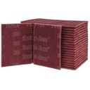 3M 7447 Brown Scouring Pad Silicon Carbide Grit 400 Blasting Media Sponge Abrasives for Polishing Workpiece Sanding Blast 3-Year