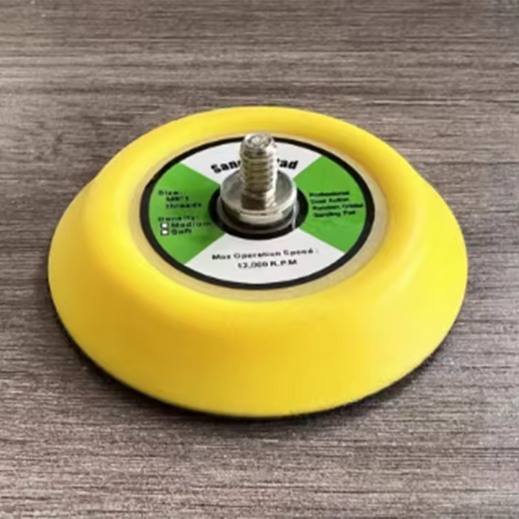 Customizable 3 Inch 75mm PU Backing Pad OEM Car Polishing Sanding Disc for Pneumatic Sander Grinding and Buffing