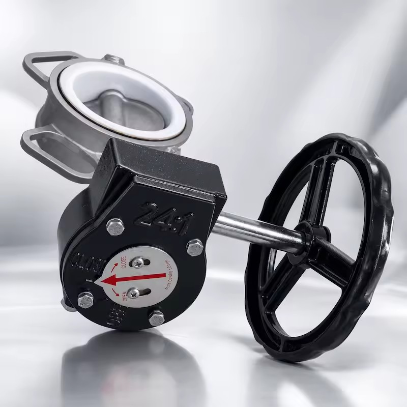 RDNT Ductile Iron Body with Ductile Iron Seal Highly Adaptable Manual Wafer-type Fluid Control Device butterfly Valve