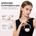 Best Seller Mini Short Handle Women's Ear-clip Wireless Touch Control Sports Earbuds LED 20+ Hours for V6.0 IPX-7