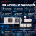 XKJY Brand New Horizontal Automatic Injection Molding Machine PLC Control Servo Motor 128T Eco-Friendly Energy PVC PET ABS