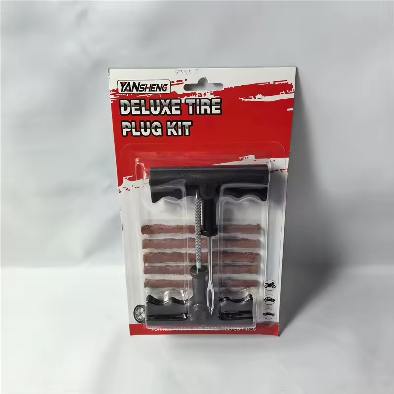 Tubeless Tire Plug Kit Emergency Puncture Handtools Kit