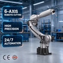 6 Axis Robotic Waterjet Cutting Machine 3D Abrasive Water Jet Cutter for Automotive Composite Material CE Certified OEM