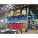 BBET Fully Enclosed Overhead Robot Waterjet Cutting Industrial Machinery with CNC Rotary Table