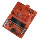 56PC Heavy Duty Tire Repair Kit Hand Tool Type Tubeless Tire Puncture Repair Tool Kit