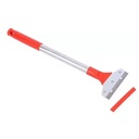 Stainless Steel Floor Scraper & Wall-Stripping Adhesive-Removing Glass Scraper with Long Handle Cleaning Tool