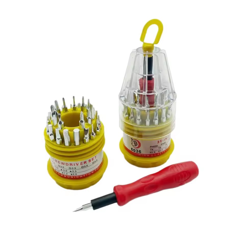 45# Carbon Steel Magnetic Multipurpose Mini Screwdriver Tool Set Chrome Finish DIY OEM GLK Brand for