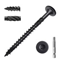 Stainless Steel 304 Torx Bit Flat Head Coarse Thread Epoxy Coated Cut-off Deck Screw for Fences Wooden Frames Metric GLK Brand