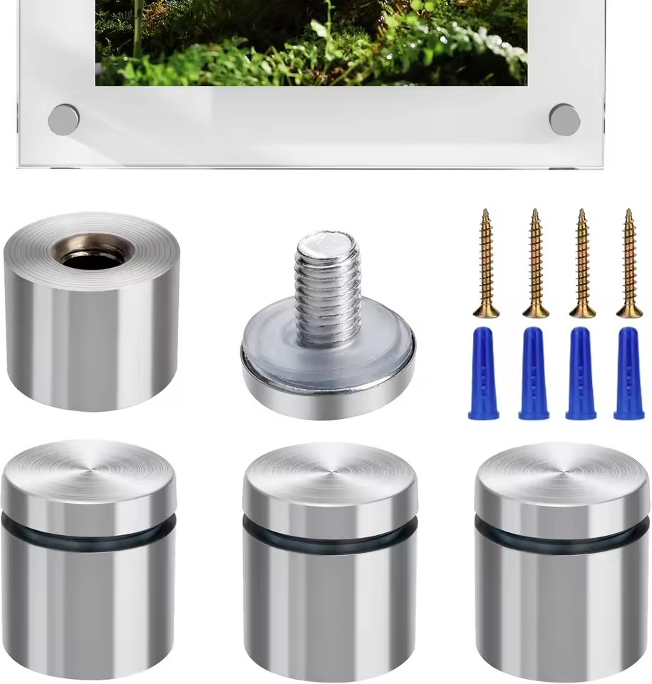 High Quality Stainless Steel Sign Standoff Screw Quality Fastener for Various Acrylic Glass Signboards for Advertising