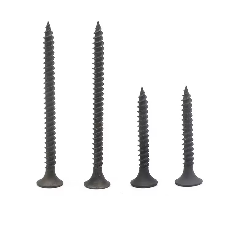 Manufacturer Supply Drywall Screws Self Tapping Screw Gypsum Black M3.5 Bungle Head Drywall Brass Screw