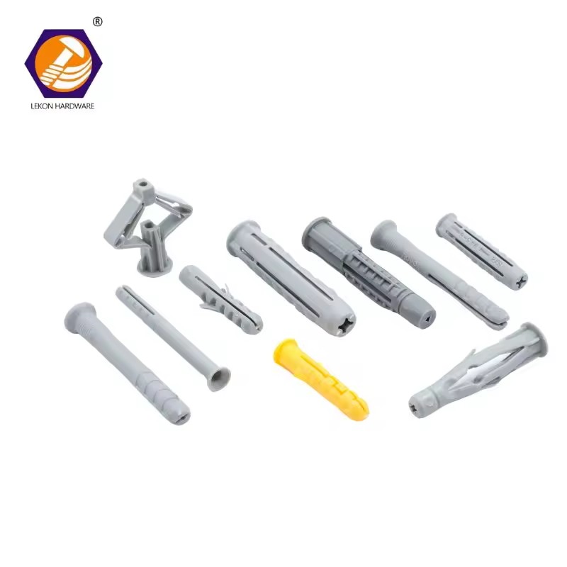 Wholesale 7*35 MM Strong Nylon Plastic PE Wall Plug and ISO Household Anchors 100pcs/bag