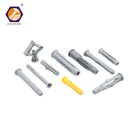 Wholesale 7*35 MM Strong Nylon Plastic PE Wall Plug and ISO Household Anchors 100pcs/bag