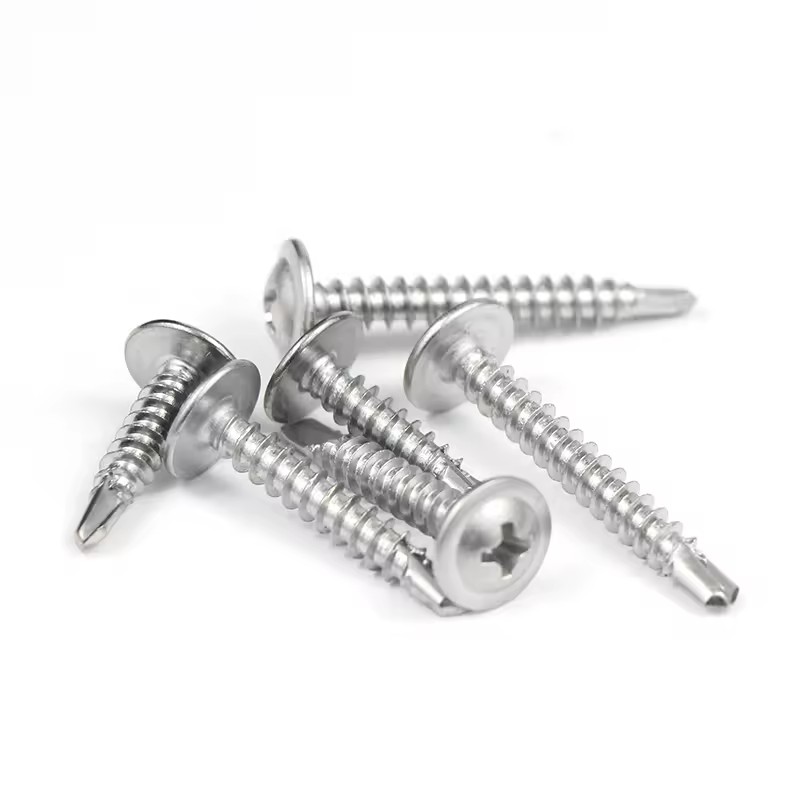 Factory Direct Sales Cross Groove Round Head Drilling Tapping Screw Stainless Steel Screw