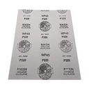 9" X 11" RIKEN WP43 White Aluminum Dry Abrasive Sand Paper Sanding Sheet