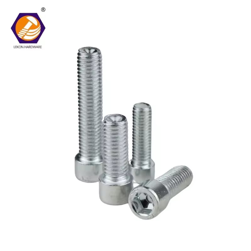 Factory's Cap Head DIN 912 Allen Socket Hex Screws Bolts M2 M3 M4 M5 M6 M7 M8 Steel Carbon 40mm/50mm/100mm