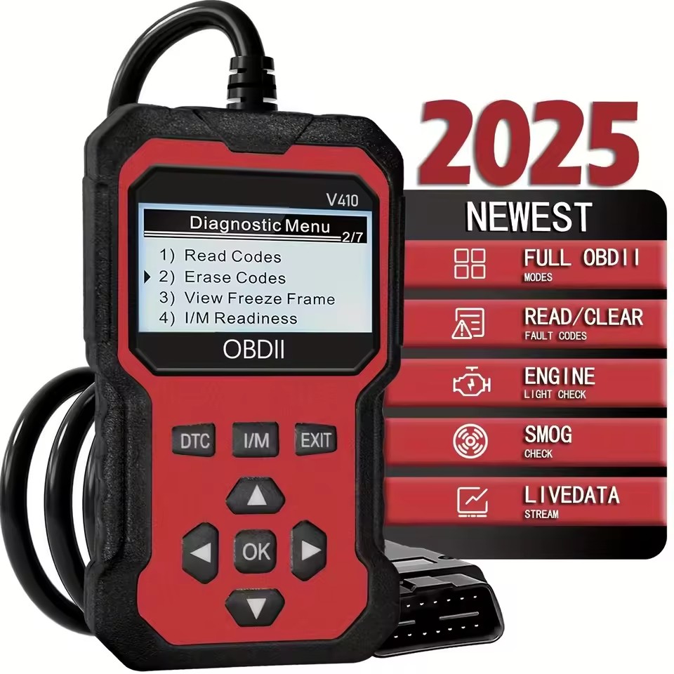 V410 Professional OBD2 Scanner Advanced Code Reader Live Data Engine Analyzer 1-Year Universal Check Engine Light Diagnostic