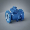 Industrial Grade Forged Carbon Steel CF3M Flange End Ball Valve with PTFE Lining