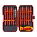 High Quality 13 in 1 Insulated Electrician Screwdriver Set 1000 V Chrome Finish with Industrial Grade Plastic Handle for DIY