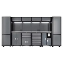Heavy-duty Auto Repair Metal Storage Garage Workbench Combination Heavy Duty Workshop Tool Cabinet Garage Storage System