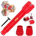 8 1 Key Household Bathroom Sink Wrench Metric Plumbing Pipe Kitchen Faucet Flume Repair Installation Tools OEM Customized