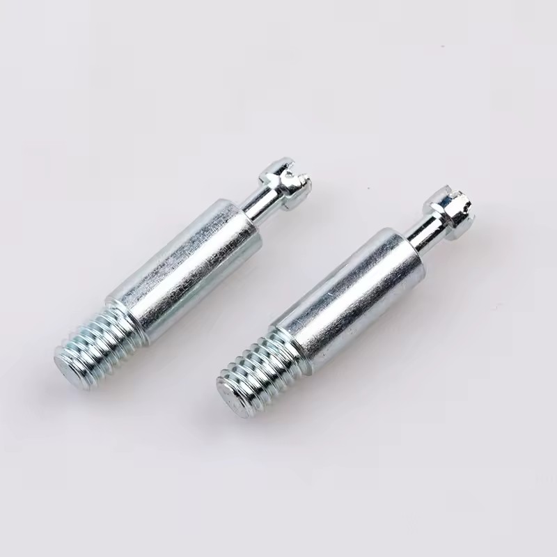 Custom Furniture Screw Bolts M6 M8 Zinc Plated Flat Head ISO Steel Connecting Bolt Minfix Cam Lock Class 4.8 & 6.8 2 Nuts/Bolt