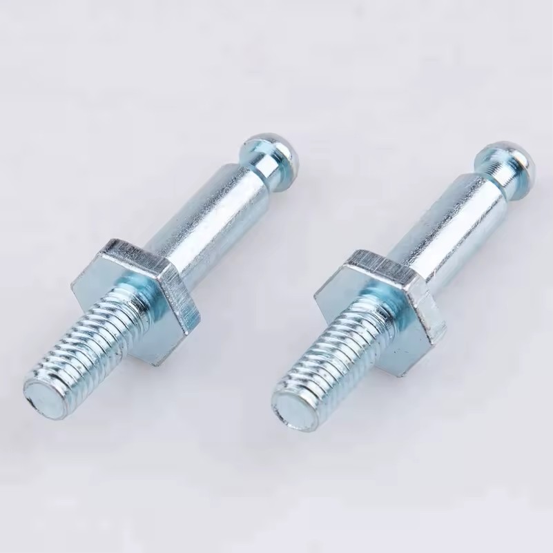 Zinc Plated Carbon Steel Furniture Caster Threaded Pins