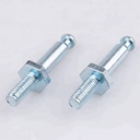 Zinc Plated Carbon Steel Furniture Caster Threaded Pins