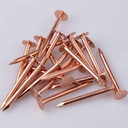 High Quality Flat Head 3.1*38mm Pure Copper Wood Nail Copper Brad Nails Clout Nail