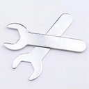 High Quality M10 Steel Stamped Disposable Simple Impact Hex Flat Head Single Open End Wrench Spanner