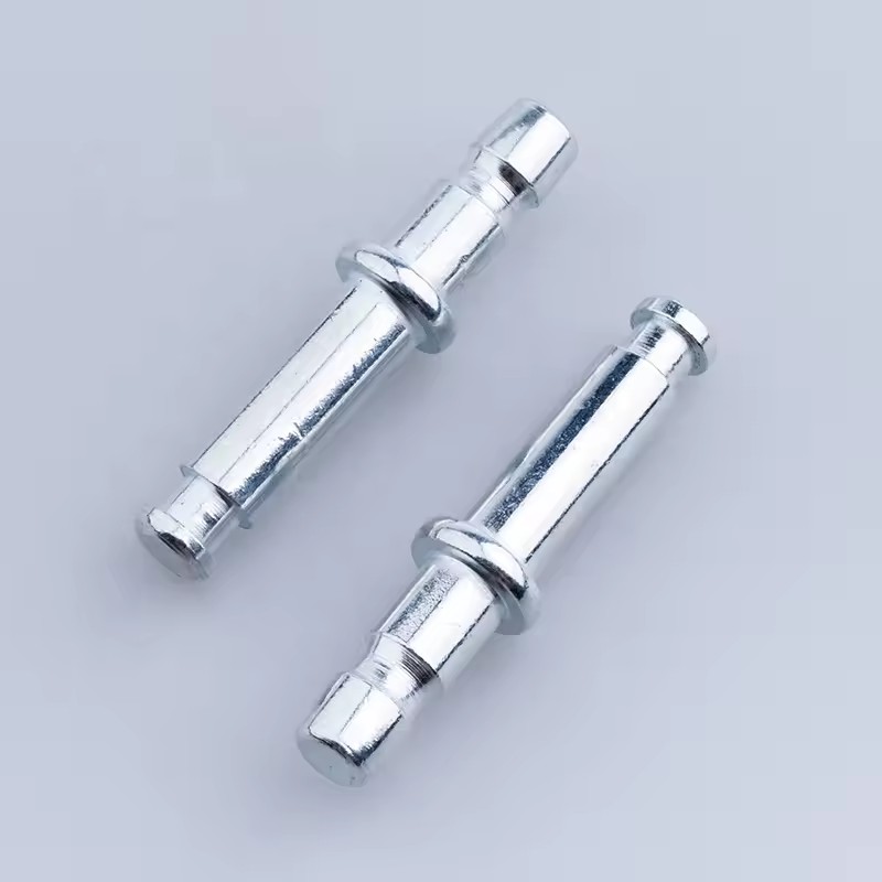 High Quality Custom Castor Metal Shaft Shoulder Slot Universal Wheel Zinc Plated Carbon Steel Rivet Pin High Quality Carbon