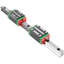 Hiwin HGR20 400mm Steel Linear Guide Rail HGH20CA HGH20HA Blocks for CNC Router Automatic Motion 2kg