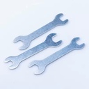 M10 Metric Galvanized Carbon Steel Industrial Grade Double-ended Open Wrench OEM 200N-m Max Torque