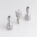 Factory Custom Fasteners M6 Galvanized Cup Head Slotted Knurling Step Bolt