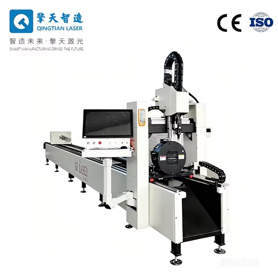 CNC Laser Cutting Machine High Precision Fast Speed Automatic Hiwin Guide Rail for Round and Square Tube