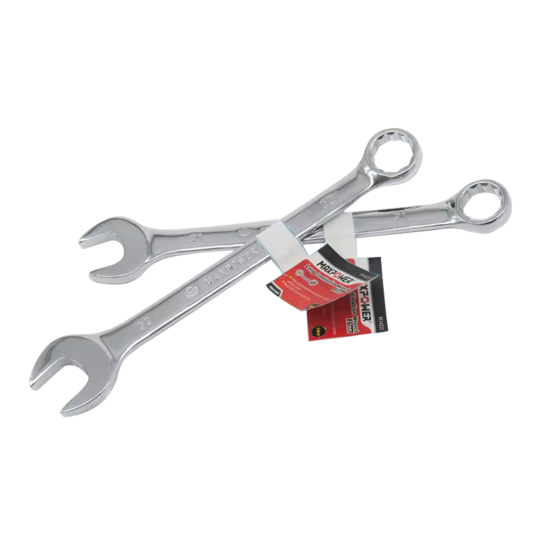 Fully Polished Individual Alloy Steel Wrench Non-Ratcheting SAE X-Large Combination Wrench