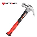 8oz Factory Hand Tool Outdoor Multifunction Claw Hammer With Fiberglass Handle