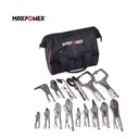 15 Piece Vise Grip Kit Basic Tool Set Clamping Tool 15pcs CR-V Locking Pliers Set