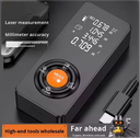 Handheld Laser Distance Meter, High Precision Infrared RangefinderIndustrial Grade Digital Measuring Tool, Rechargeable Li-ion