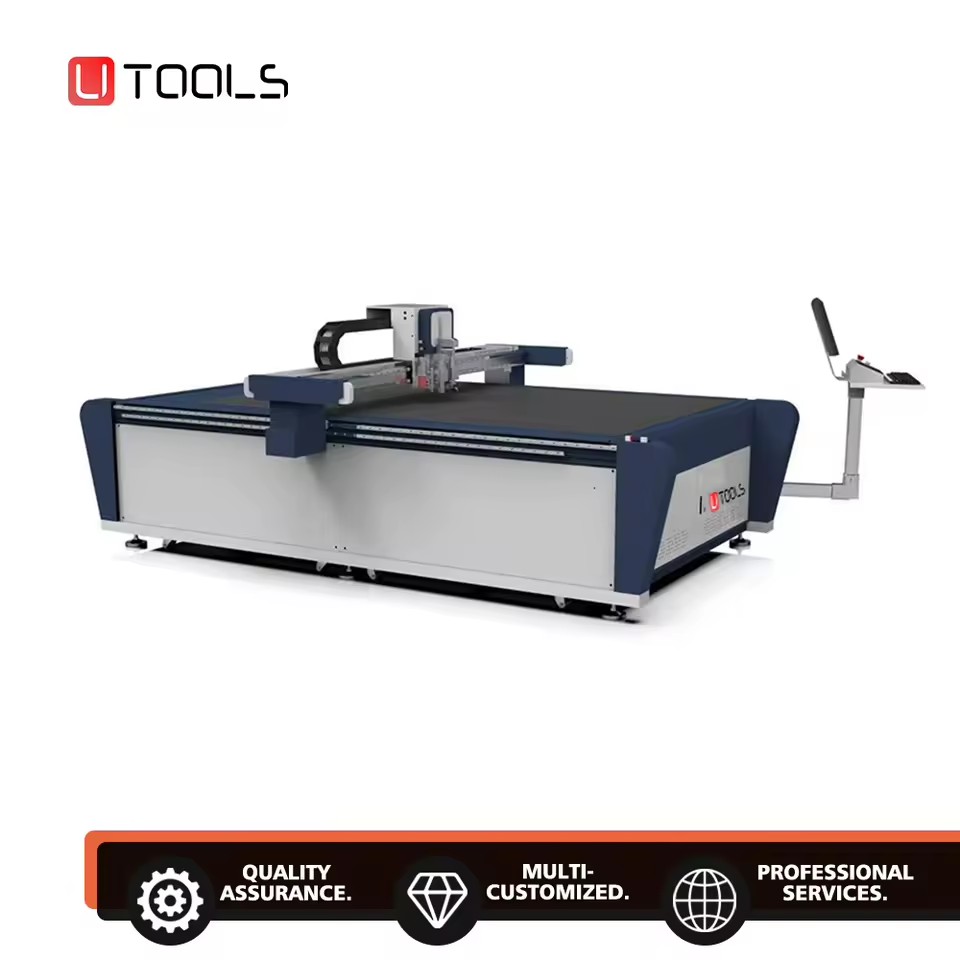Utools 9012 6090 1625 Oscillating Knife Cnc Carton EVA Mat Gasket Cutter Cloth Cnc Tangential Cutting Machines