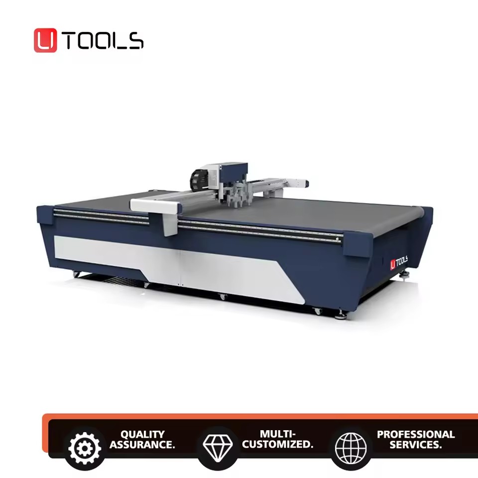 Utools Polyester Materials 1625 Acoustic Panel Cutting Machine Cnc Automatic Vibrating Knife Digital Cutting Machine