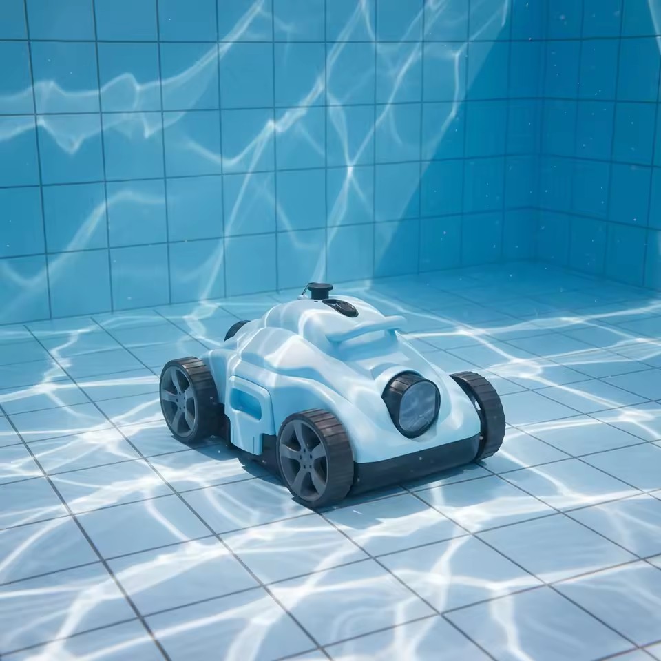 Automatic Swimming Pool Robot Underwater Cleaner CE Certified Made of ABS Material